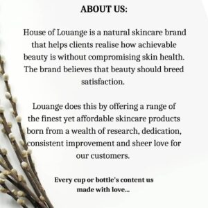 House of Louange is a natural skincare brand that helps clients realize how achievable beauty is without compromising skin health.